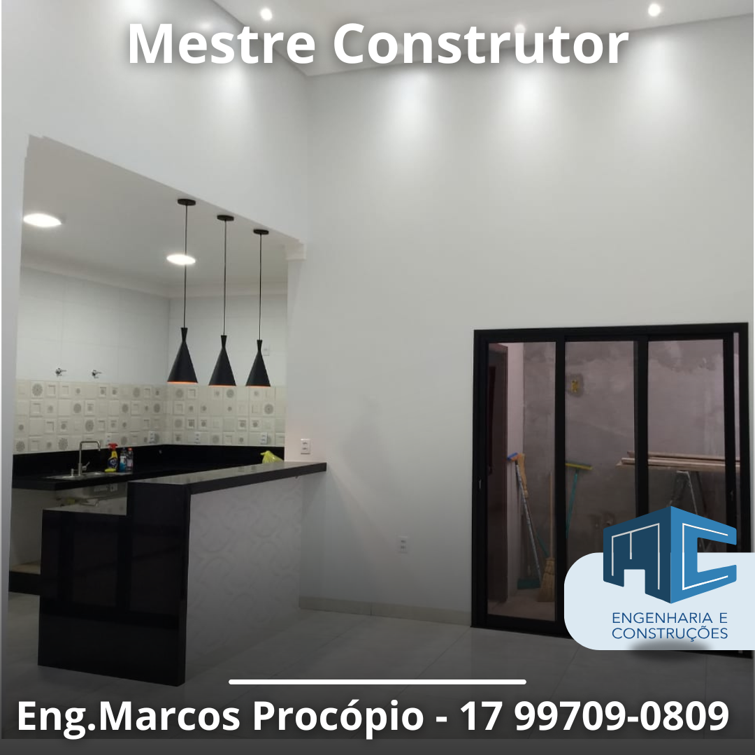 Casa de campo moderna com amplas áreas de convivência