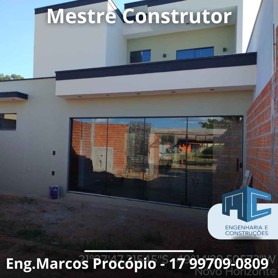 Casa de campo moderna com amplas áreas de convivência